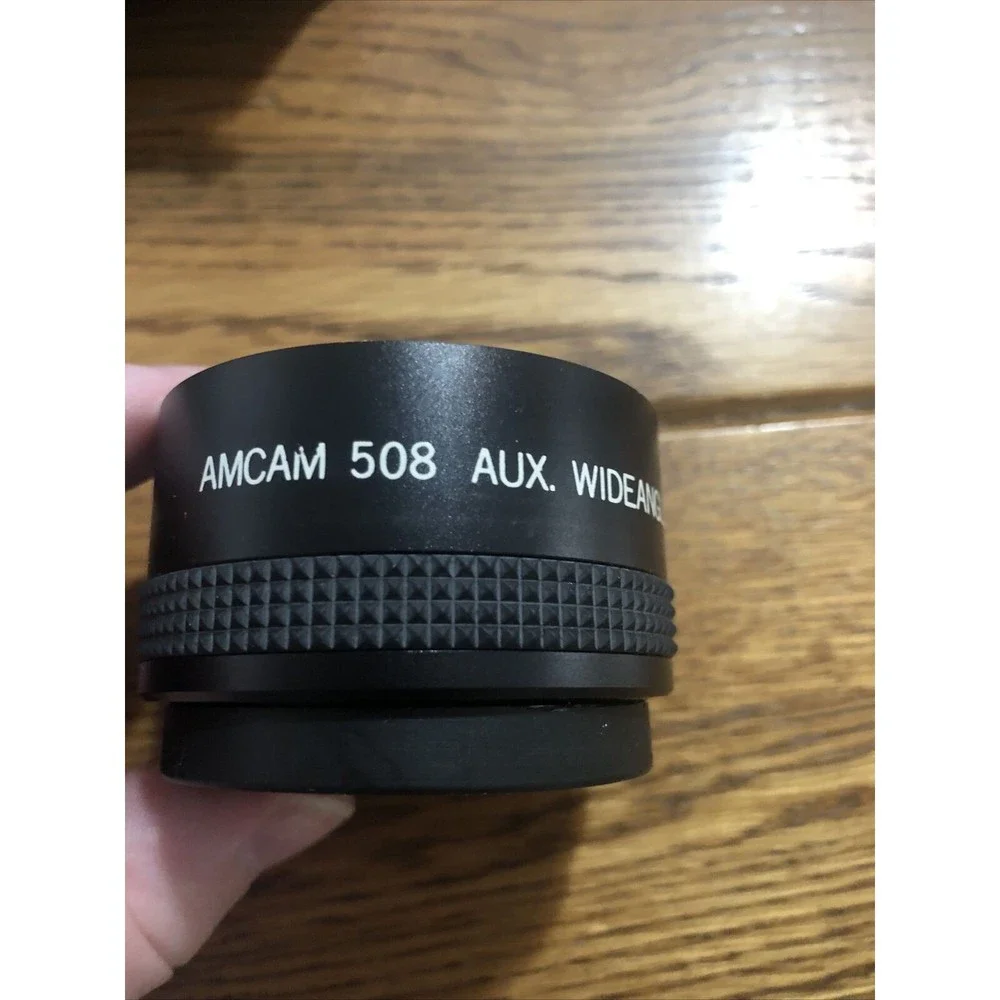 Amcam 508 Telephoto & Wide Angle Lens Kit for Canon AF35M - With Case & Covers